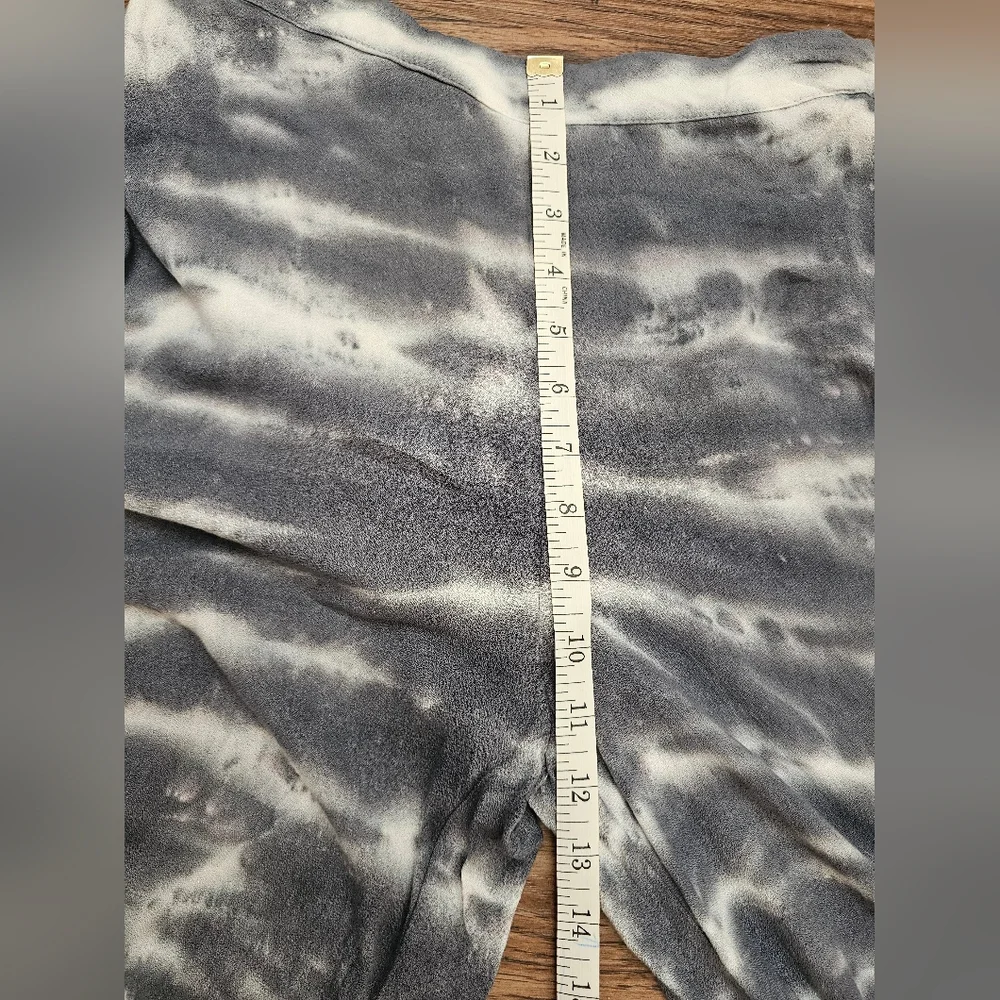 Young Fabulous & Broke Wide Leg Pants Size XS Grey & White - Picture 6 of 11